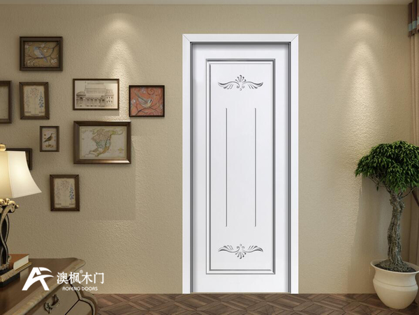 重庆澳枫木门：白色简约木门